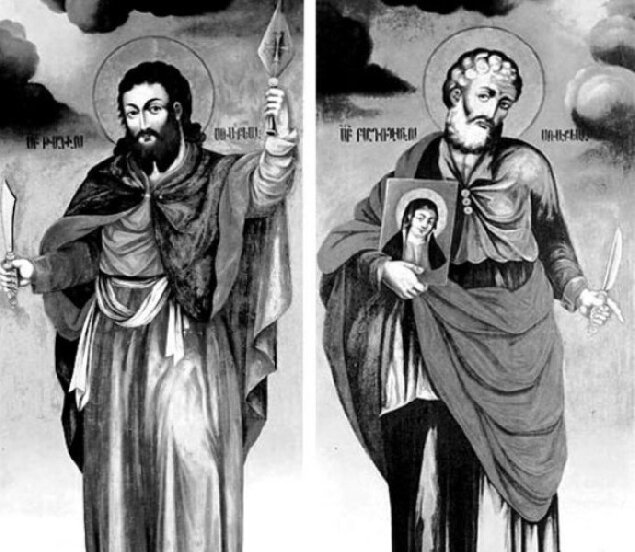 Pierwszymi Apostołami Ormian - święci Bartłomiej i Juda Tadeusz